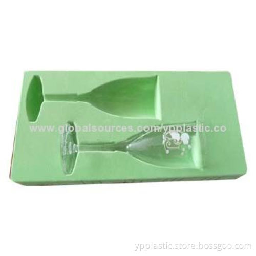PS Vacuum Flocking Tray for Glass